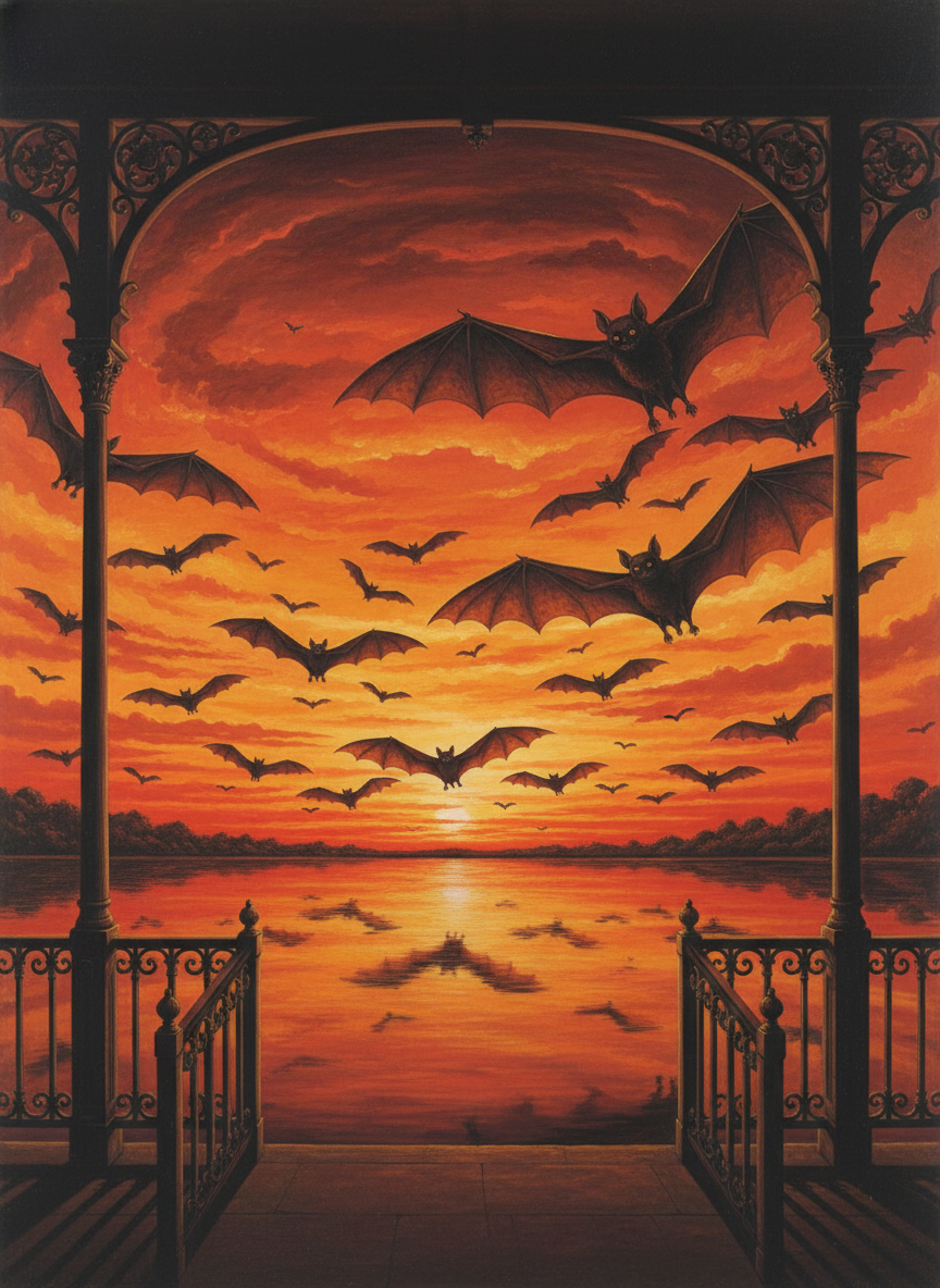 Meggie wanted to watch the enormous fruit bats called flying foxes wheel like precursors of doom in thousands down toward the places where they found their food.