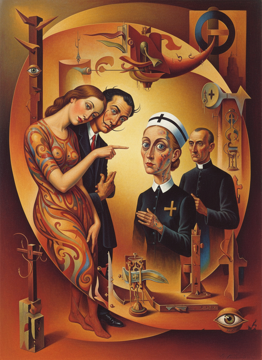 Leaning on Luddie, she crooked her finger at the nurse, who was gaping at the priest as if she couldn’t believe her eyes.