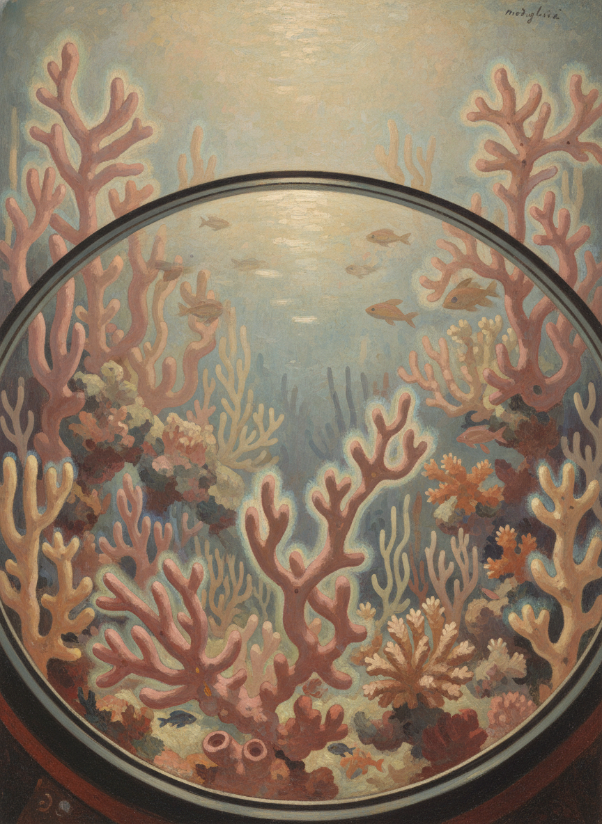 It was like having a ticket of admission to a whole new planet, peering through the glass down into that teeming, exquisitely fragile world, where delicate forms were buoyed and bolstered by the loving intimacy of water.
