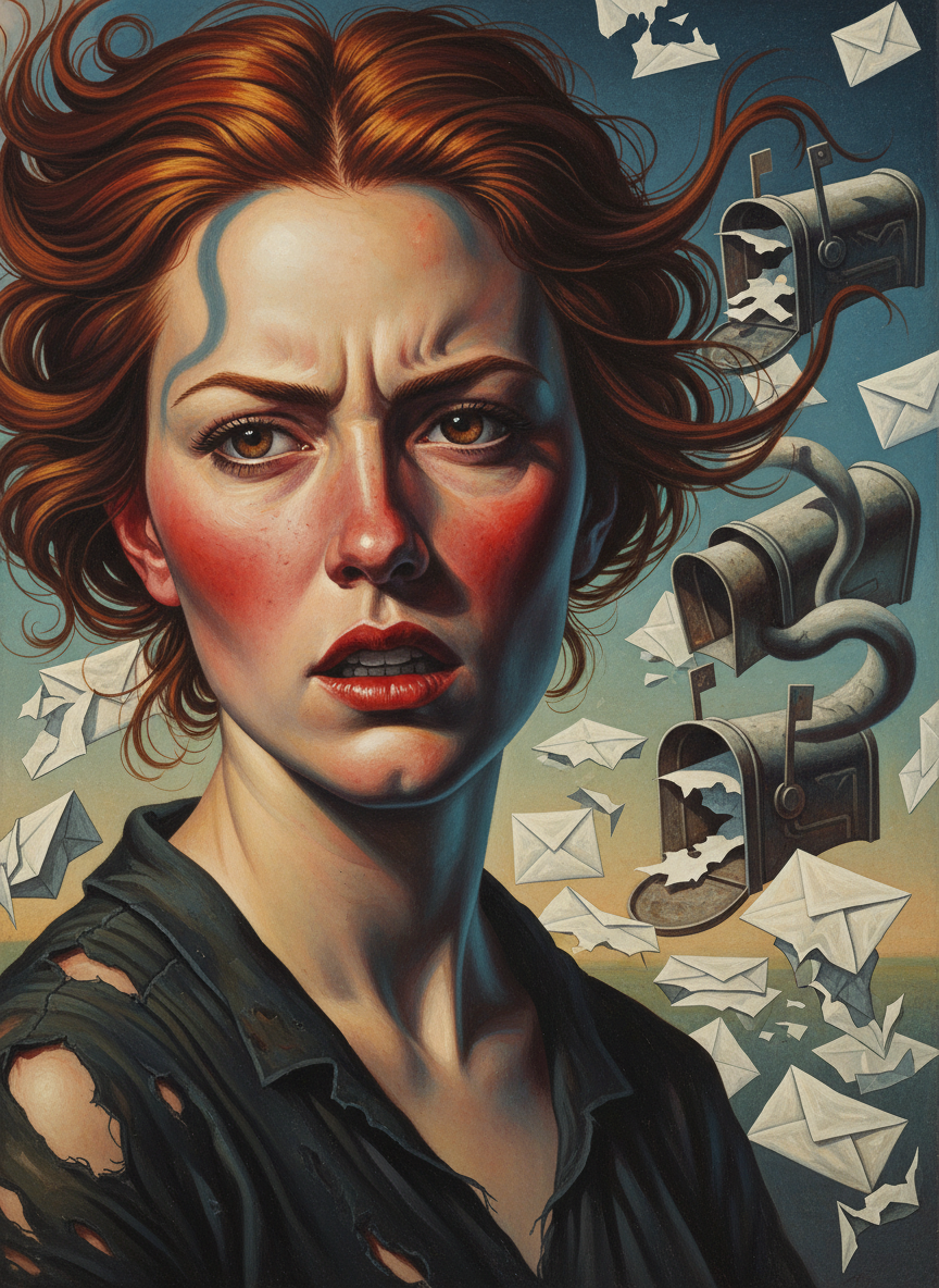 She was trembling with rage, her gentle brown eyes sparking.
