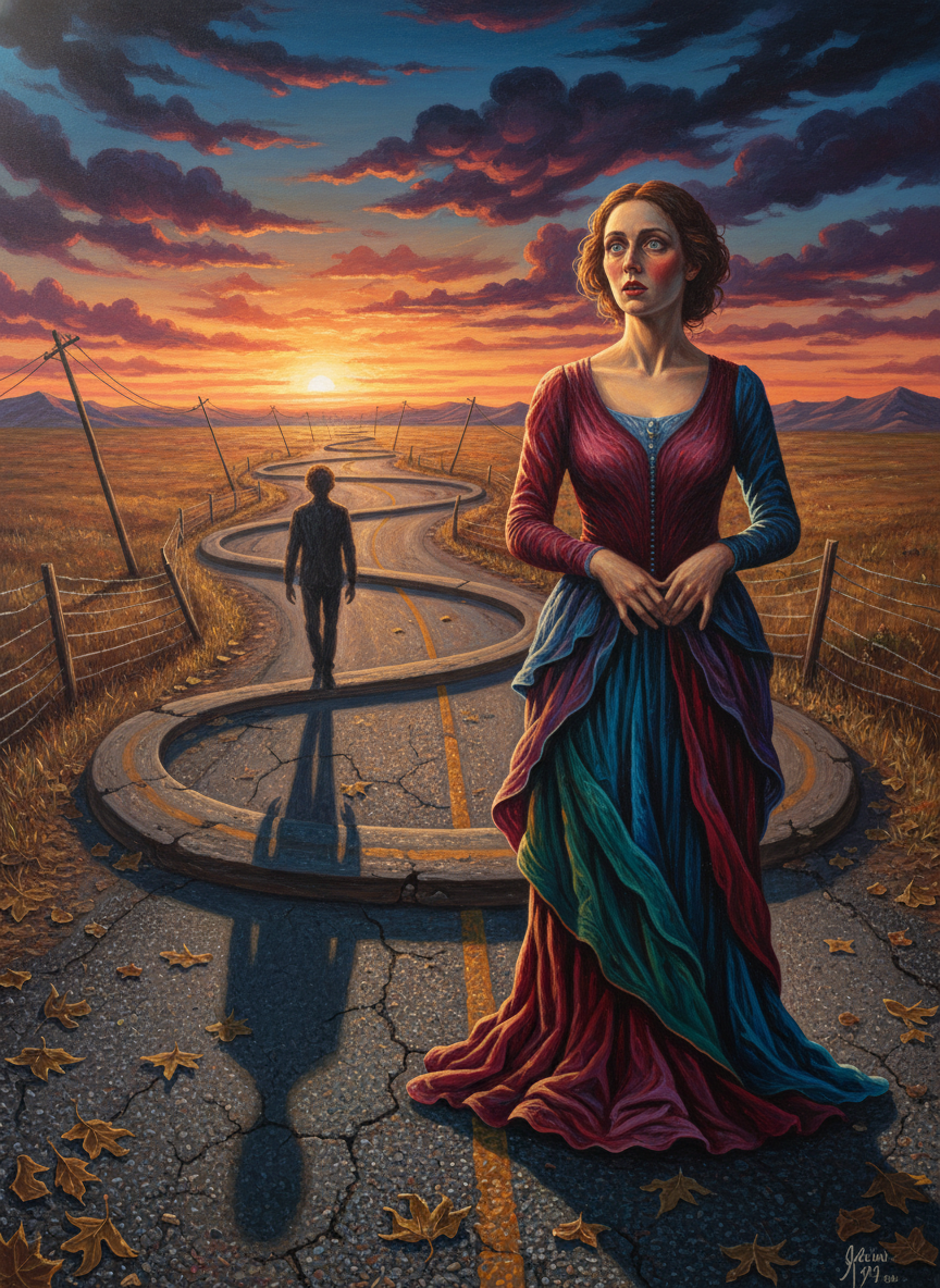 That wasn’t Luke; even at the distance and in the fast-fading light she wasn’t deceived.