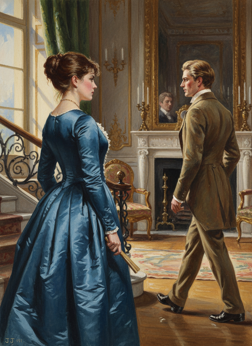 “Hello, Ralph,” she said through clenched teeth, not looking at him.
