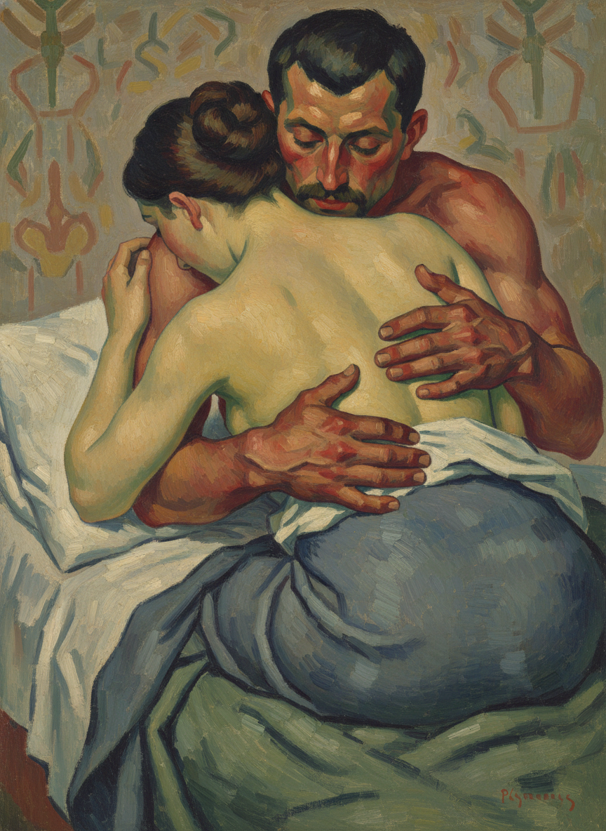 He thought he must have carried her, but he could not be sure; only that she was there upon it, he was there upon it, her skin under his hands, his skin under hers.