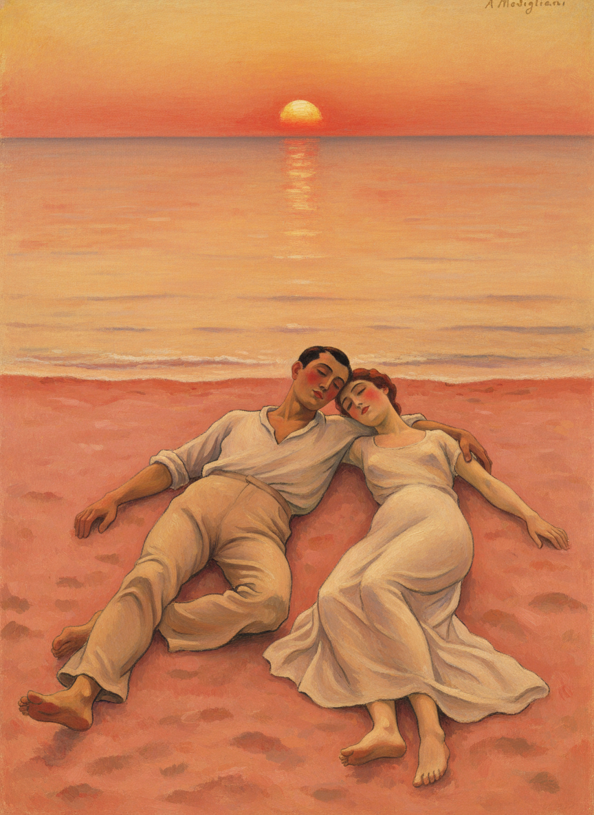 One day, when the sun had gone down far enough to bloody the sea and stain the coral sand a hazy yellow, he turned to her as they lay on the beach.