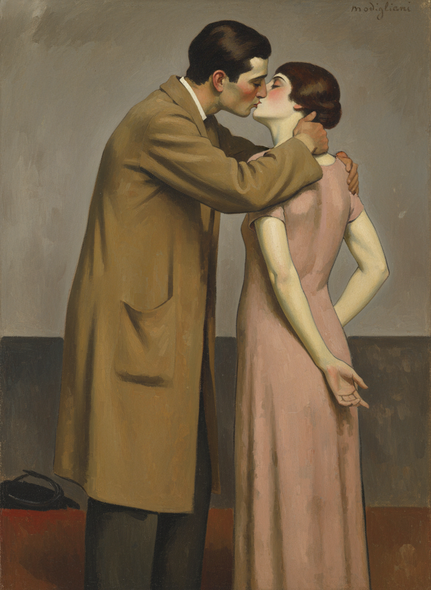 He bent to kiss her; in spite of her resolution she clung to him, but when he plucked her hands from around his neck she put them stiffly behind her and kept them there.