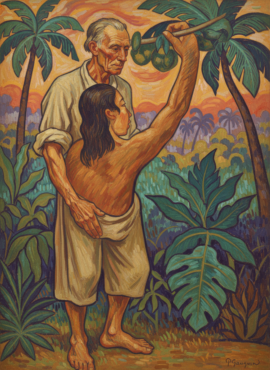 More and more like Paddy, he was becoming a little bent and sinewy as the sun baked his skin and his bones to dryness.