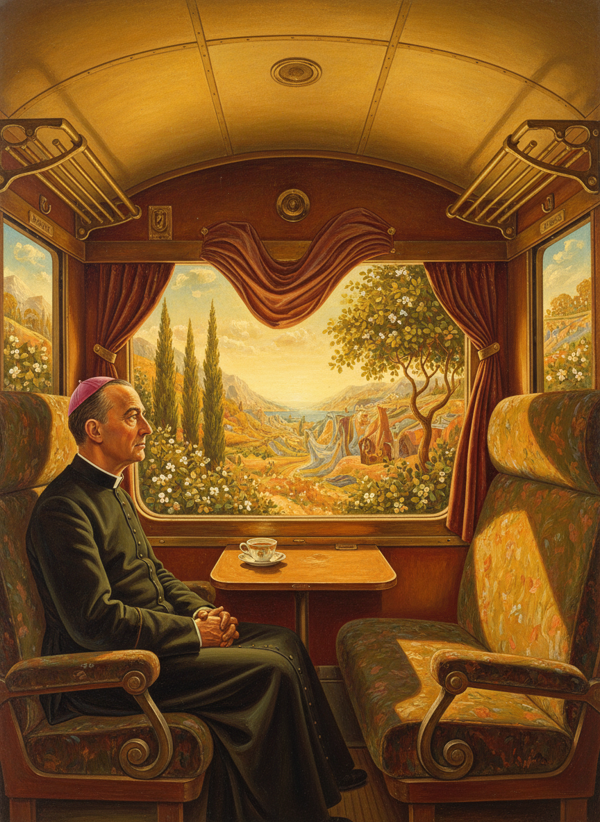 Archbishop Ralph landed in an Italy bursting into full, Mediterranean spring, and caught a train to Rome.
