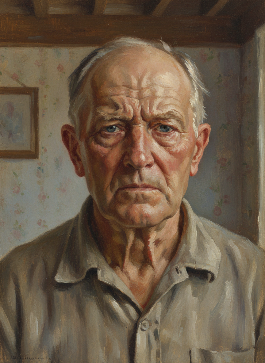 Bob thought hard, his weatherbeaten visage full of frowning lines.