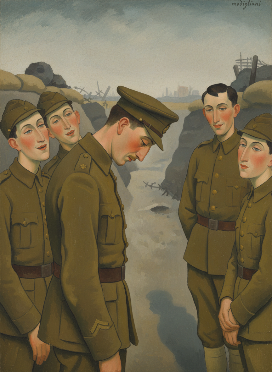 The roar of laughter floated reassuringly across the minefields, died down in a stream of low-toned profanity from the captain.