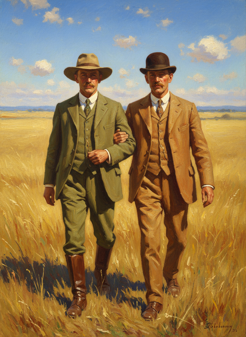 They walked shoulder to shoulder, much closer than was permissible between ordinary men; they would touch each other sometimes, not consciously but as a man touches his own body, to relieve a mild itch or absently assure himself it is still all there.