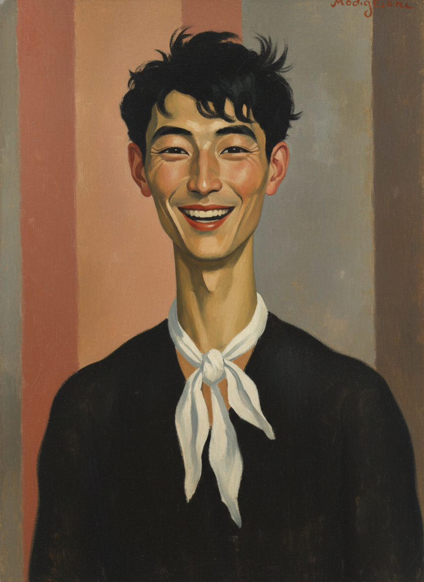 A big man with a mop of black hair and the most brilliant, laughing black eyes.