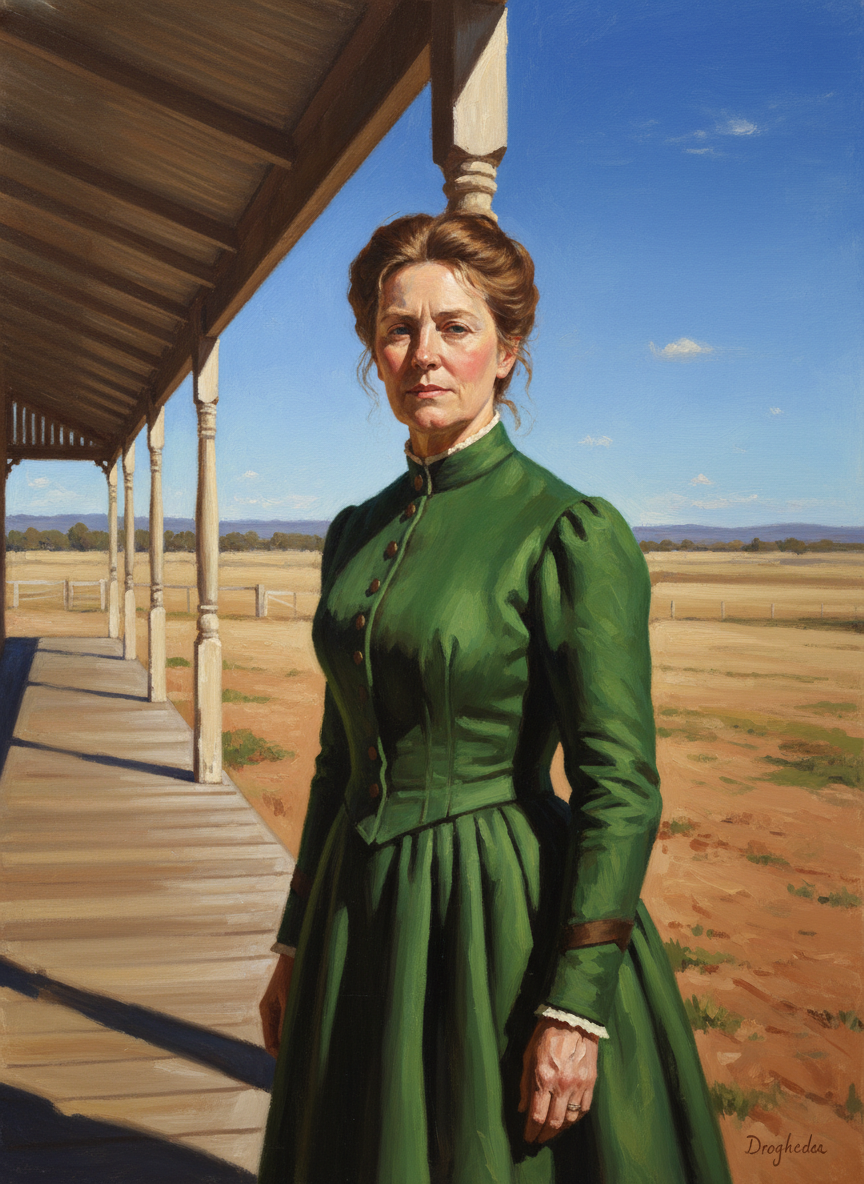 Fiona Cleary, present doyenne of Drogheda, one of the largest and most prosperous stations in New South Wales.