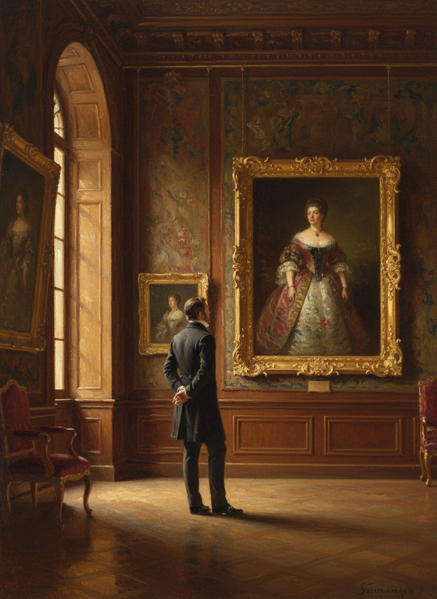 His eyes roamed round the magnificent walls, rested on Mary Carson’s portrait.