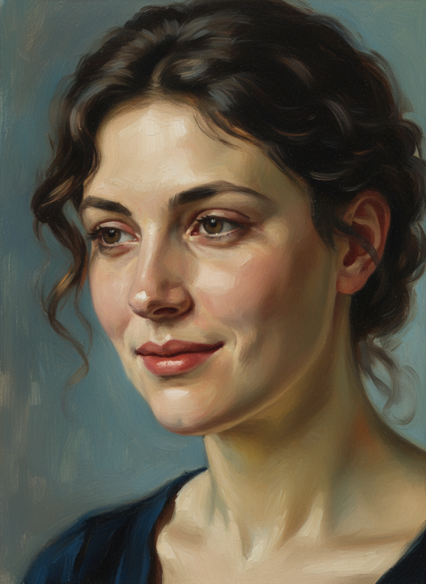 “Have I?” The soft, full mouth curved into a smile.