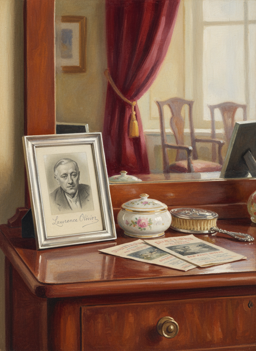 There was an autographed picture of Laurence Olivier on Justine’s dressing table; Meggie had simply deemed it juvenile crush stuff, though at the time she remembered thinking at least Justine had taste.
