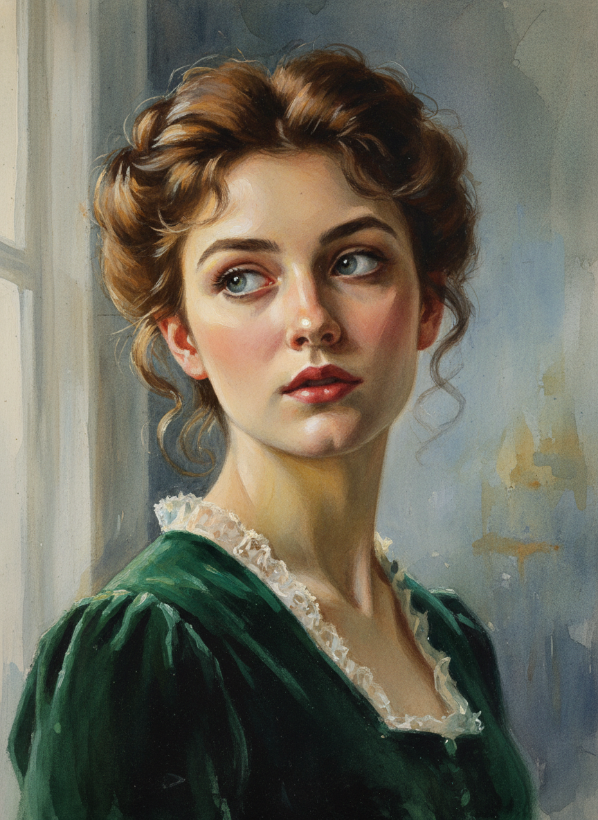 Justine shook her head positively, her eyes lighting up at a sudden thought.