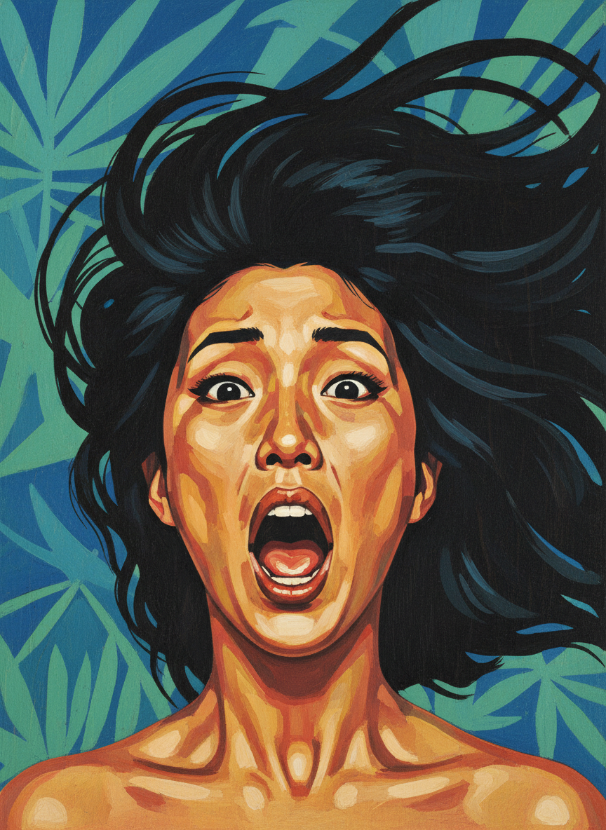 Martha’s lush mouth dropped open, she swung back her mane of inky hair.