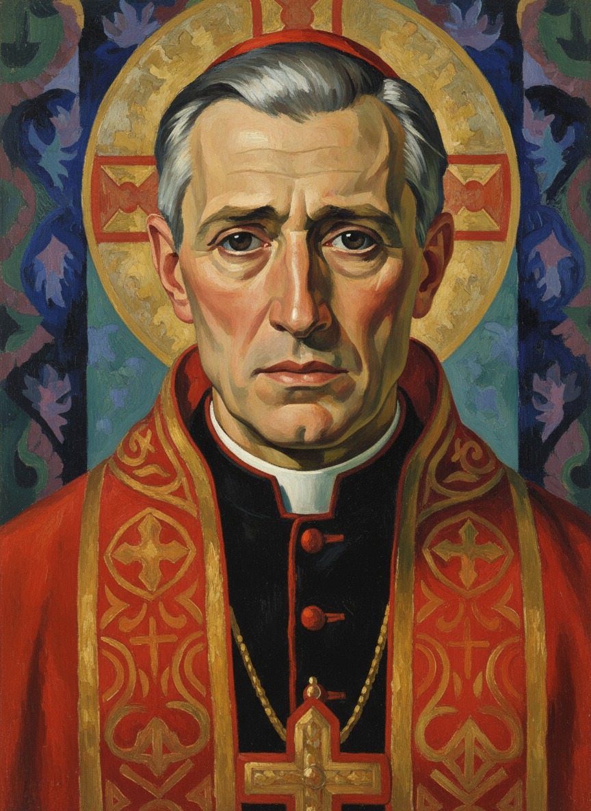 To Dane the Cardinal had an immense aura of spiritual power which made him think of a pope rather than a saint, yet those intensely sad eyes were not the eyes of a pope.