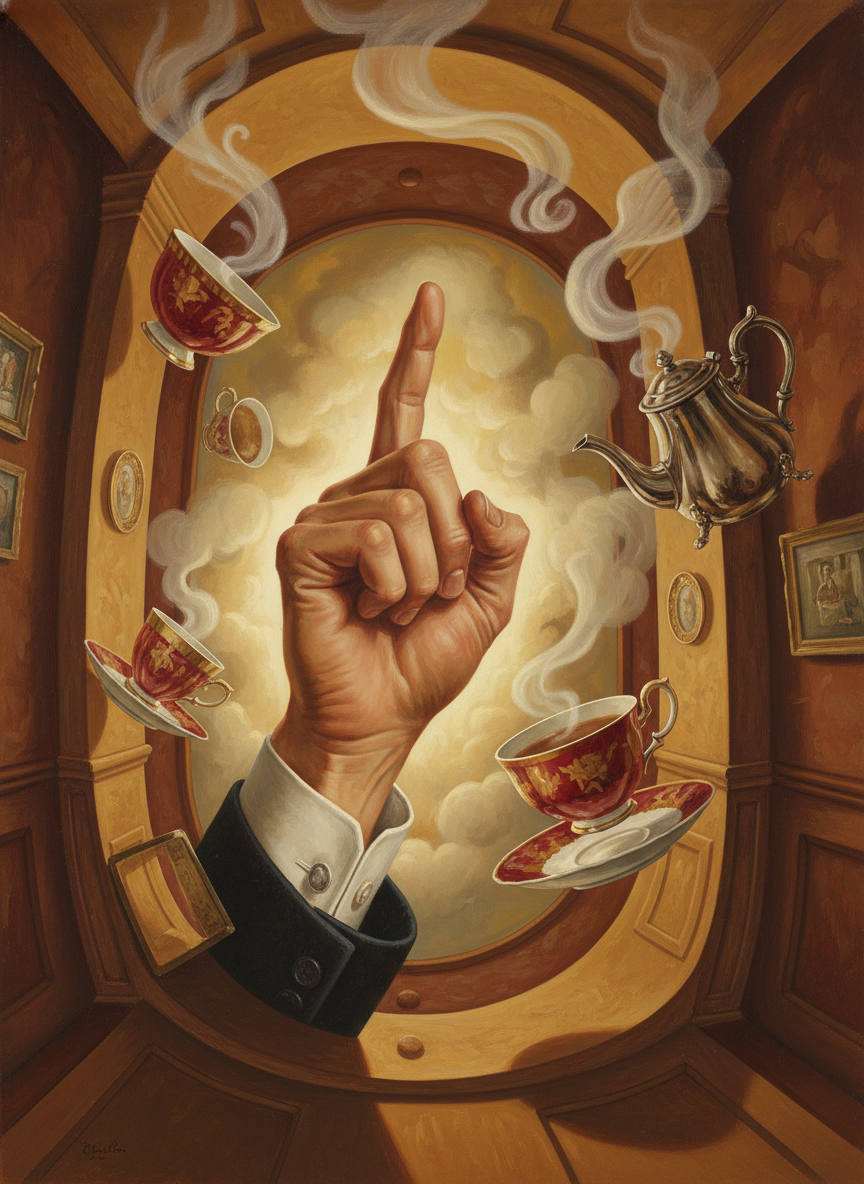 Pleased, he watched it laid out, lifted an admonishing finger.
