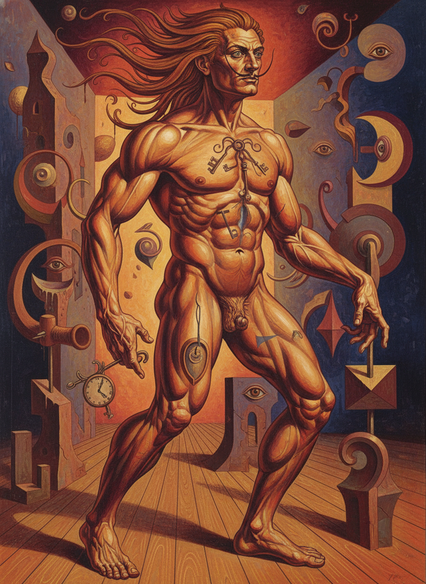 Not exactly short, he was so powerfully built he seemed more stocky than he was, with massive shoulders and a huge chest, a big leonine head, long arms like a shearer.