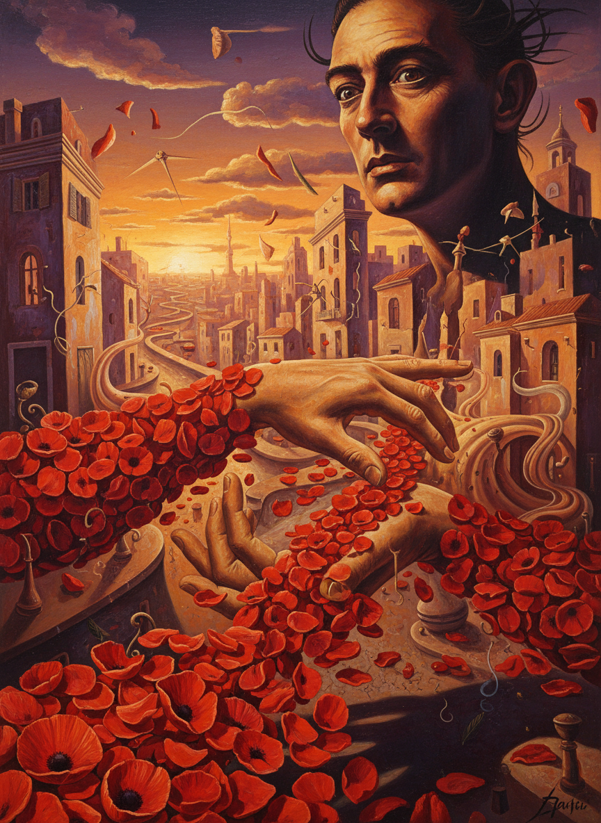 He pressed his handkerchief first to one and then to the other, shrugged, put the stained cloth away, and stood concentrating on the pain.