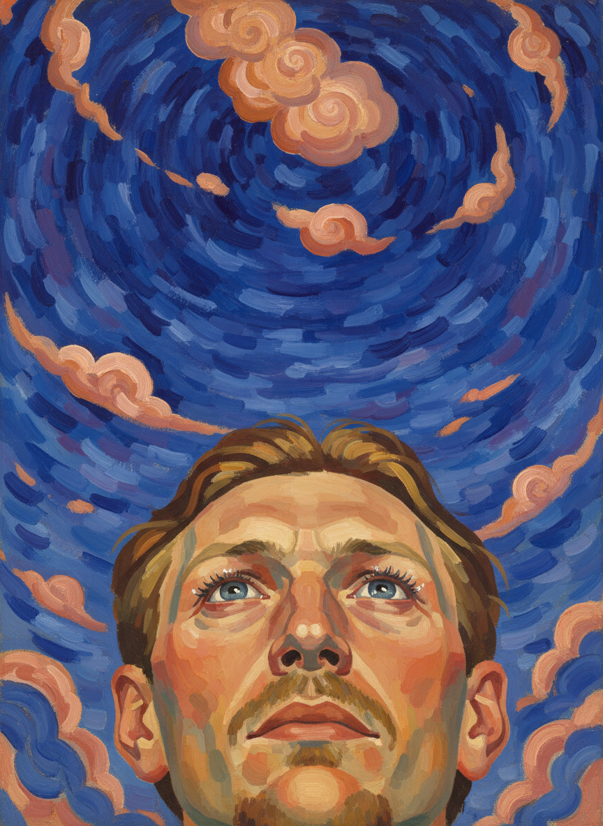 Wet-lashed, he stared up at the soaring vault of the sky.