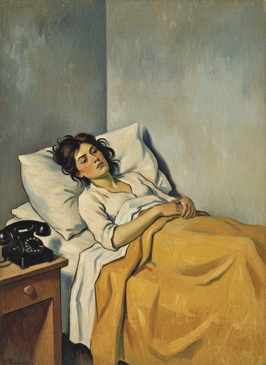 When the phone rang at nine in the morning Justine rolled over, opened a bleary eye and lay cursing it, vowing she would have the bloody thing disconnected.