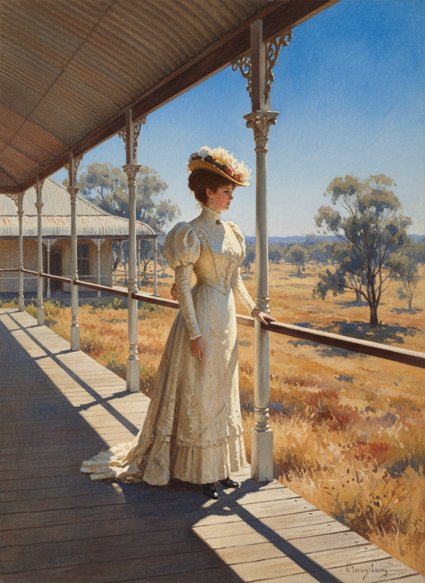 She’s in Australia.”
