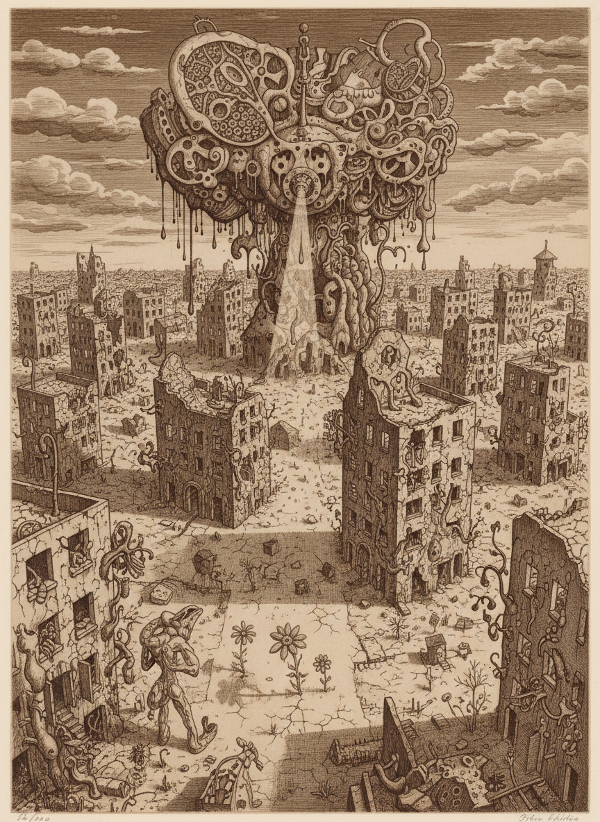 Greedy God, gathering in the good ones, leaving the world to the rest of us, to rot.