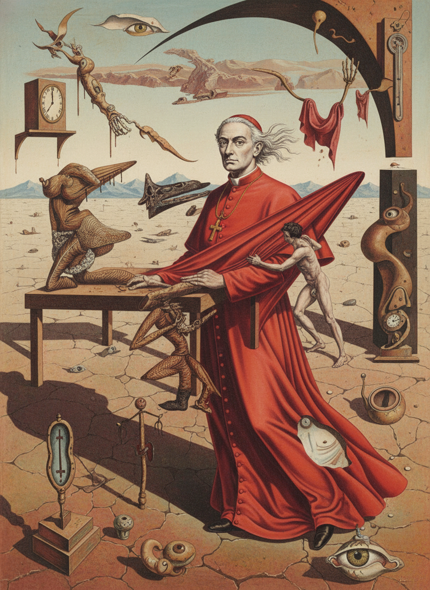 Cardinal Ralph came to his feet, the color draining from his face to leave it as white as his hair.