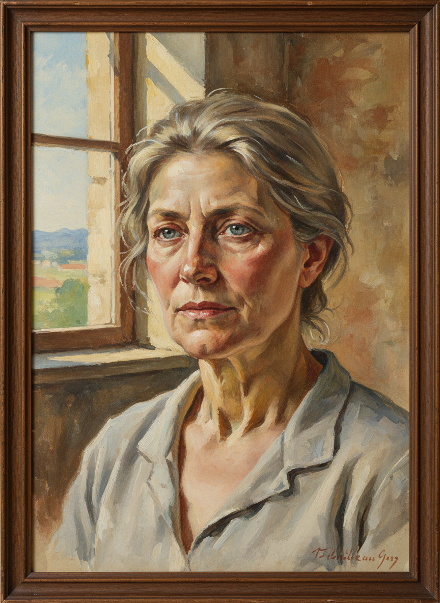 Her beauty was as striking as ever, her eyes still that clear silvery grey, but both had hardened, and the once vivid hair had faded to a drab beige, like Dane’s without the life.