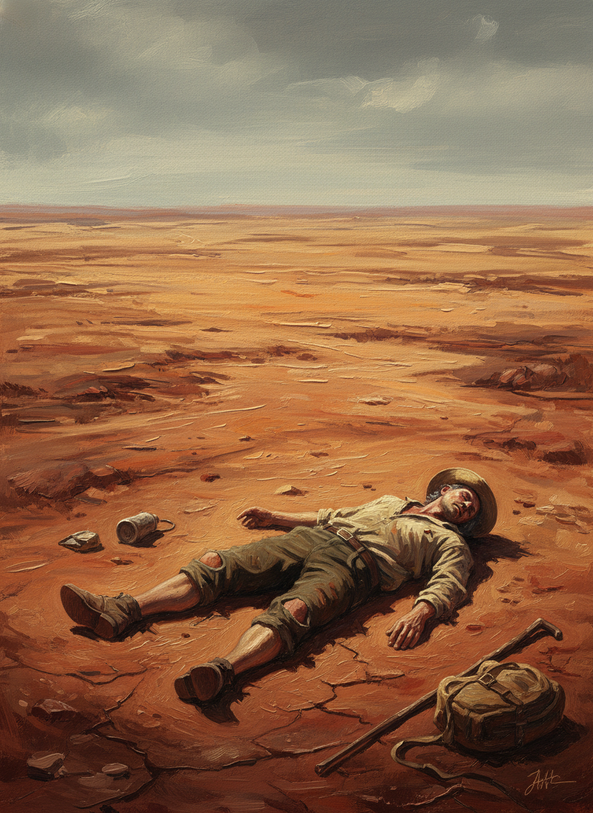 Most managed to live, some died and if found were buried before the crows and pigs picked their bones clean.