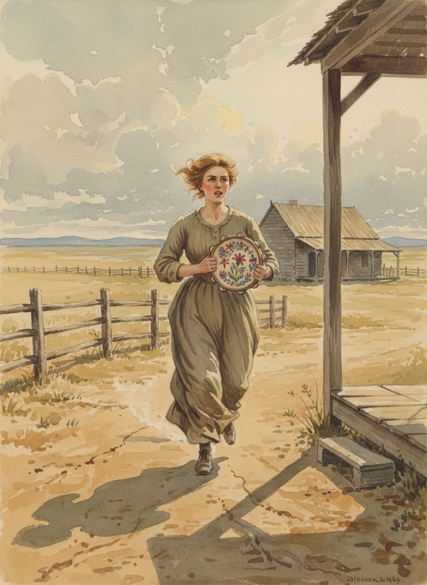 I remember in 1905 my wife running back into the house while I yelled after her like a madman, just to get a tambour with a bit of fancywork on it.”