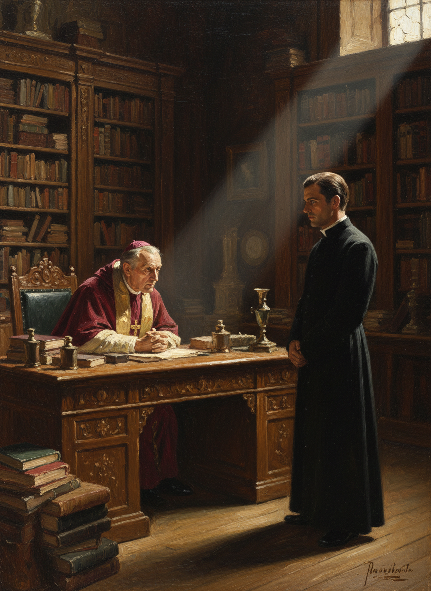 He spoke nothing but the truth; the Archbishop’s ineffably sensitive nose sniffed it out at once.