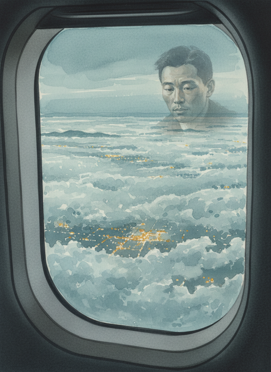 旧金山傍晚大雾,飞机在上空盘桓了二十多分钟才穿云而下,我从窗户望下去,整个湾区都浸在迷茫的雾里,一片灯火朦胧。