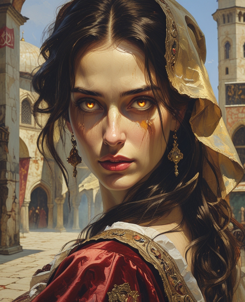 His eyes were as brilliant as fire, and I immediately fell in love.