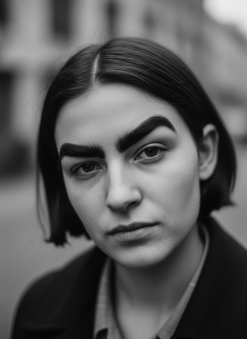 They were also drawn too high and draped the rest of her features into an expression of boredom, almost sarcasm.