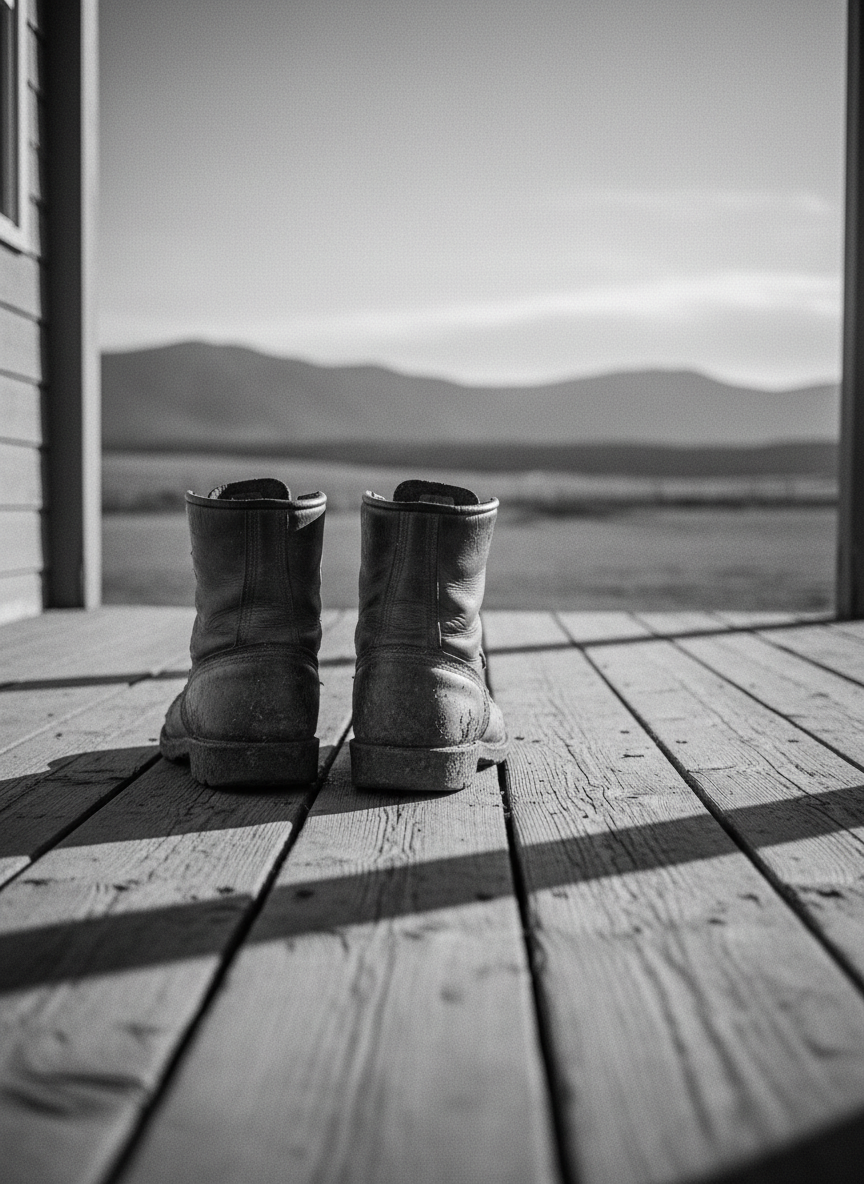 I pictured them on her porch, abandoned, while I ran off shoeless to Arizona.