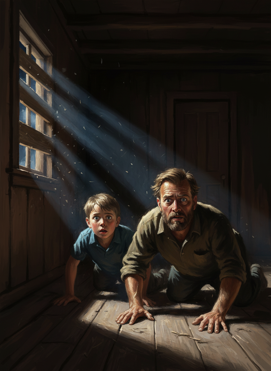“They keep the lights off, and they crawl on the floor, away from the doors and windows.