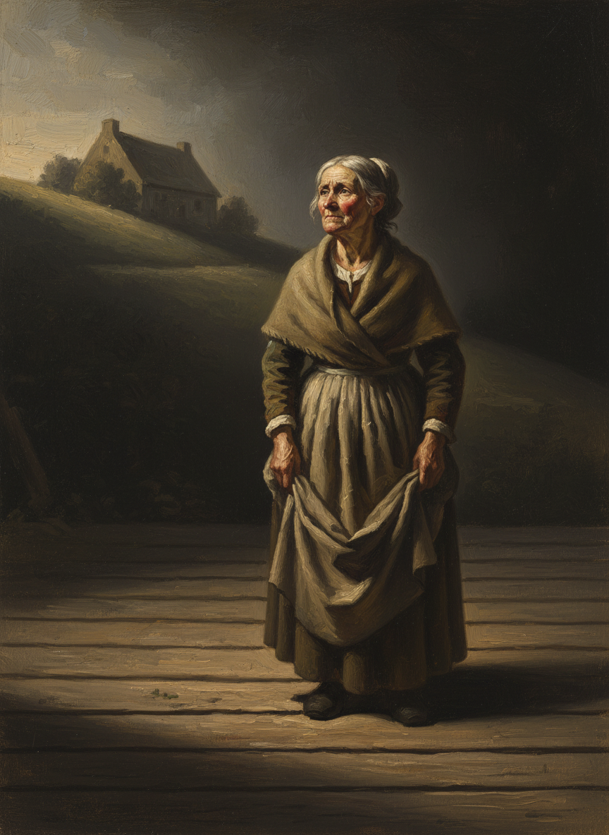 Then six. At seven, Grandma appeared and I watched her pace up and down her patio, turning every few moments to gaze up the hill at our house.
