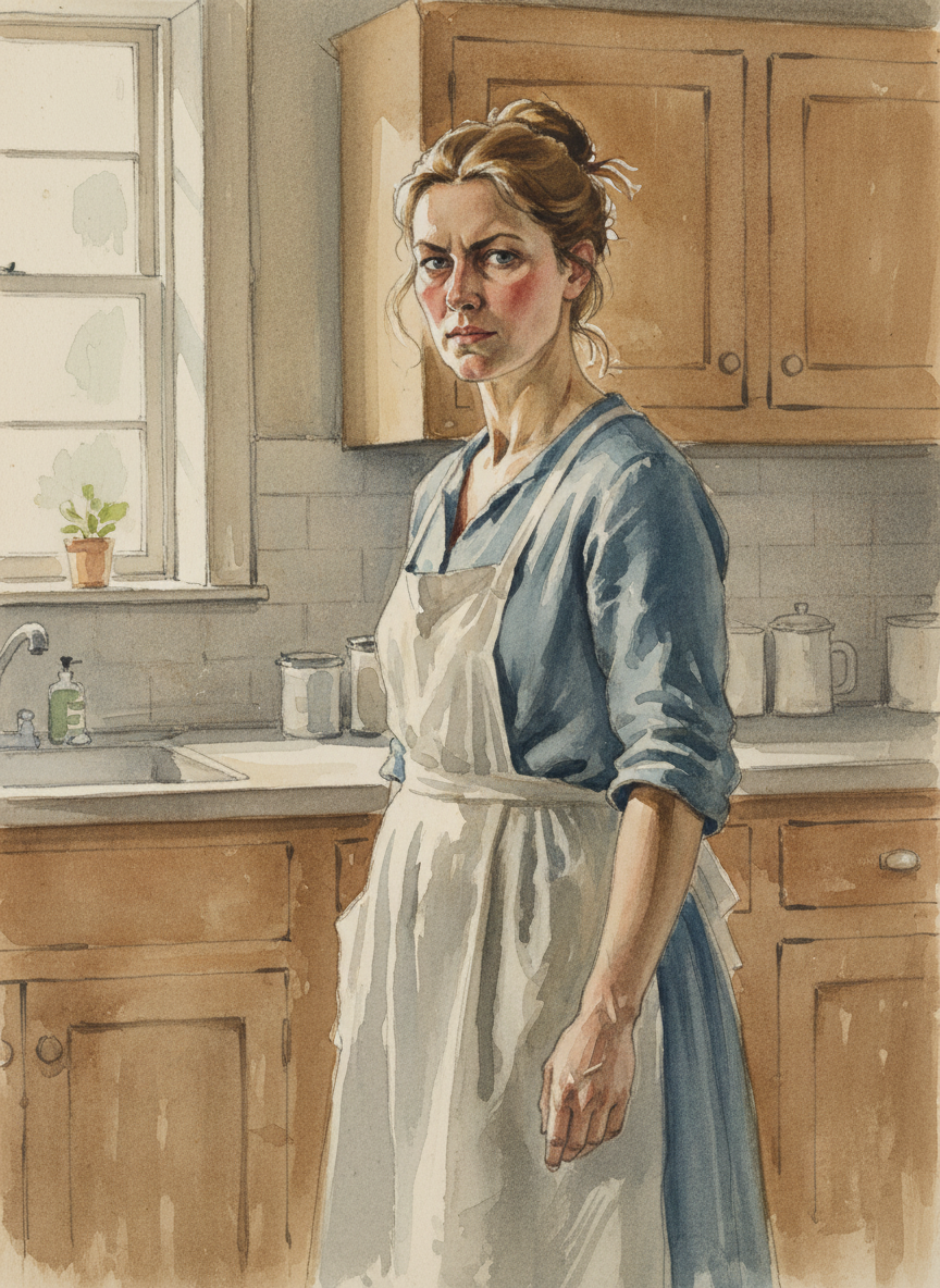 Sometimes, in the days after a birth, I detected in her something of Judy’s heavy presence, in a forceful turn of her head, or the imperious arch of an eyebrow.
