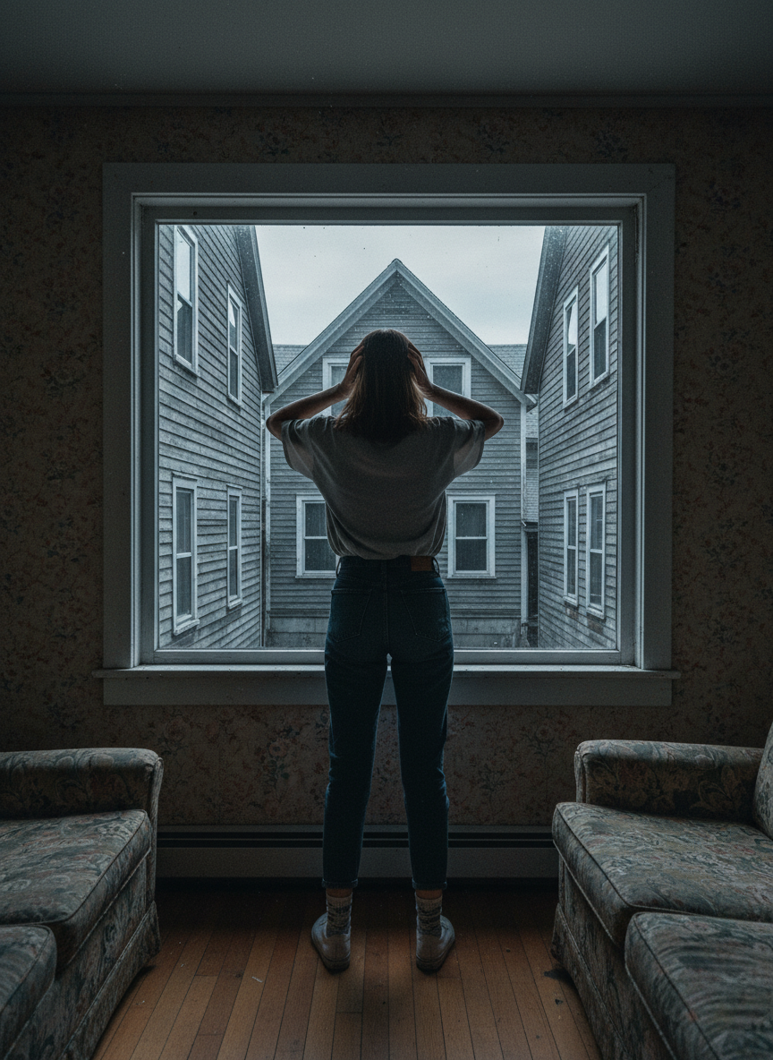 In the valley, Faye tried to stop her ears against the constant gossip of a small town, whose opinions pushed in through the windows and crept under the doors.