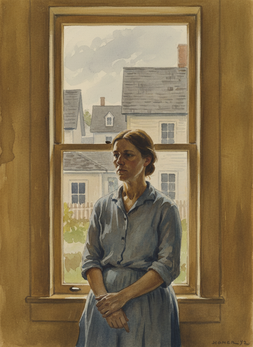 Living in her respectable house in the center of town, crowded by four other houses, each so near anyone could peer through the windows and whisper a judgment, Faye felt trapped.