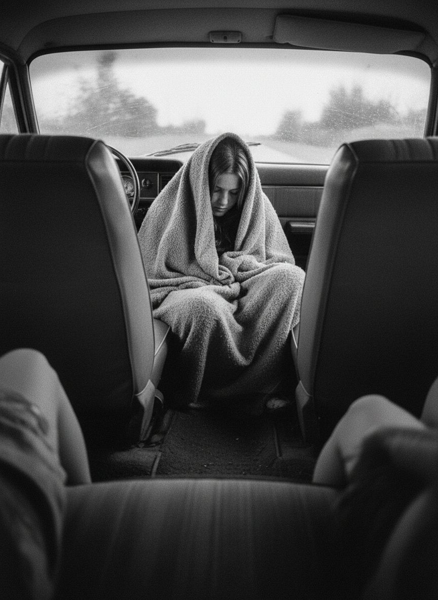 I’d been asleep on the floor under my sister’s feet, a blanket over my head.