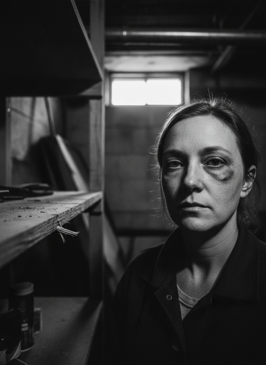 Every day the swelling worsened, the black bruises turned blacker.