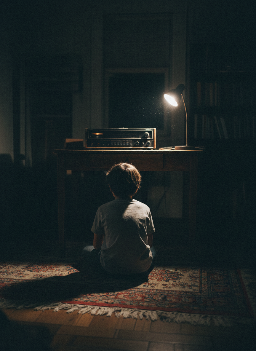 The music began: a breath of strings, then a whisper of voices, chanting, soft as silk, but somehow piercing.