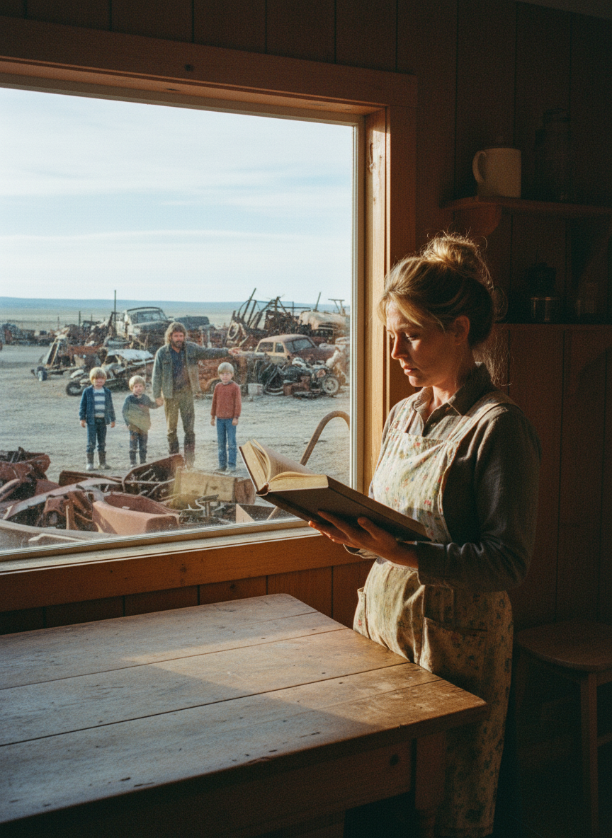 When I was very young, that was the battle between them: Mother trying to hold school every morning, and Dad herding the boys into the junkyard the moment her back was turned.