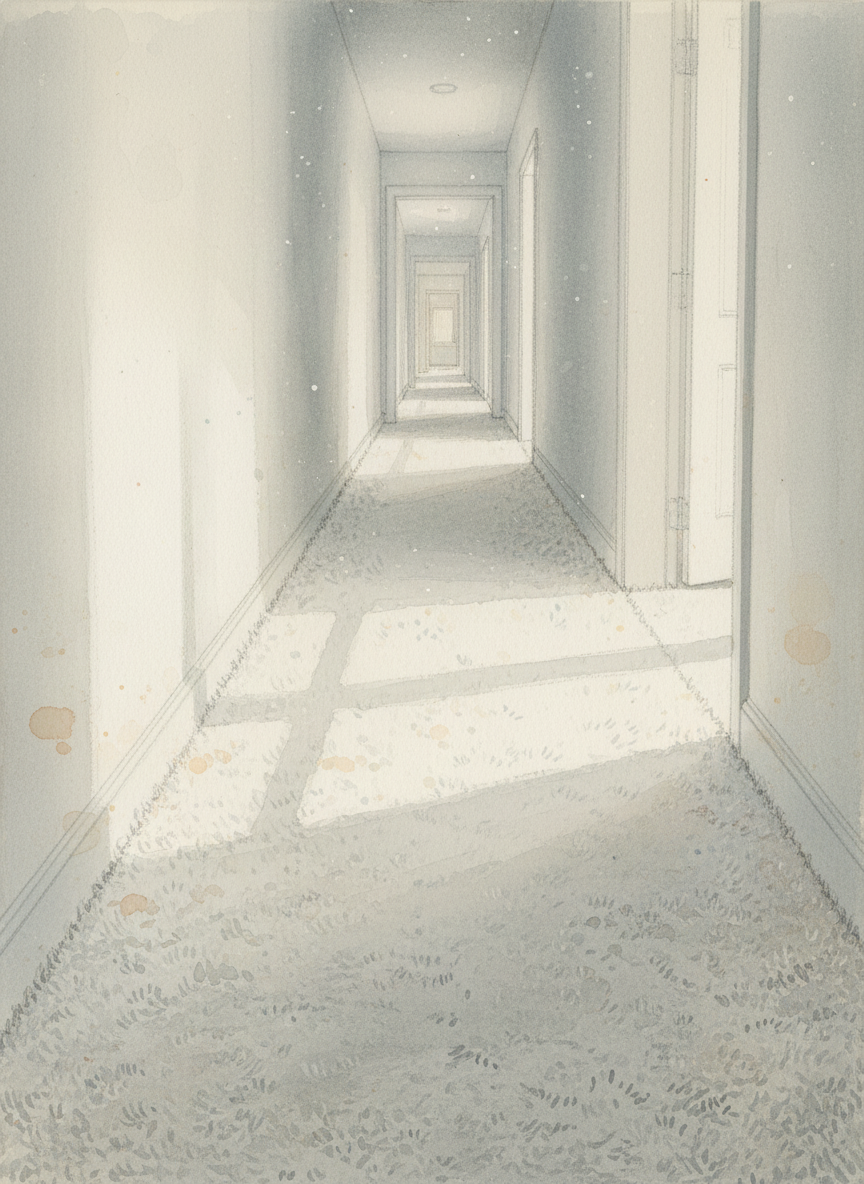 I passed through the hallway, with its soft white carpet, and felt a stab of anger when I remembered that the last time I’d seen it, I’d been with Tyler.