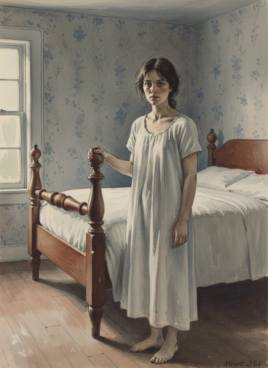 After the first she came home sickly and pale, as if bringing that life into the world had taken a measure of her own.