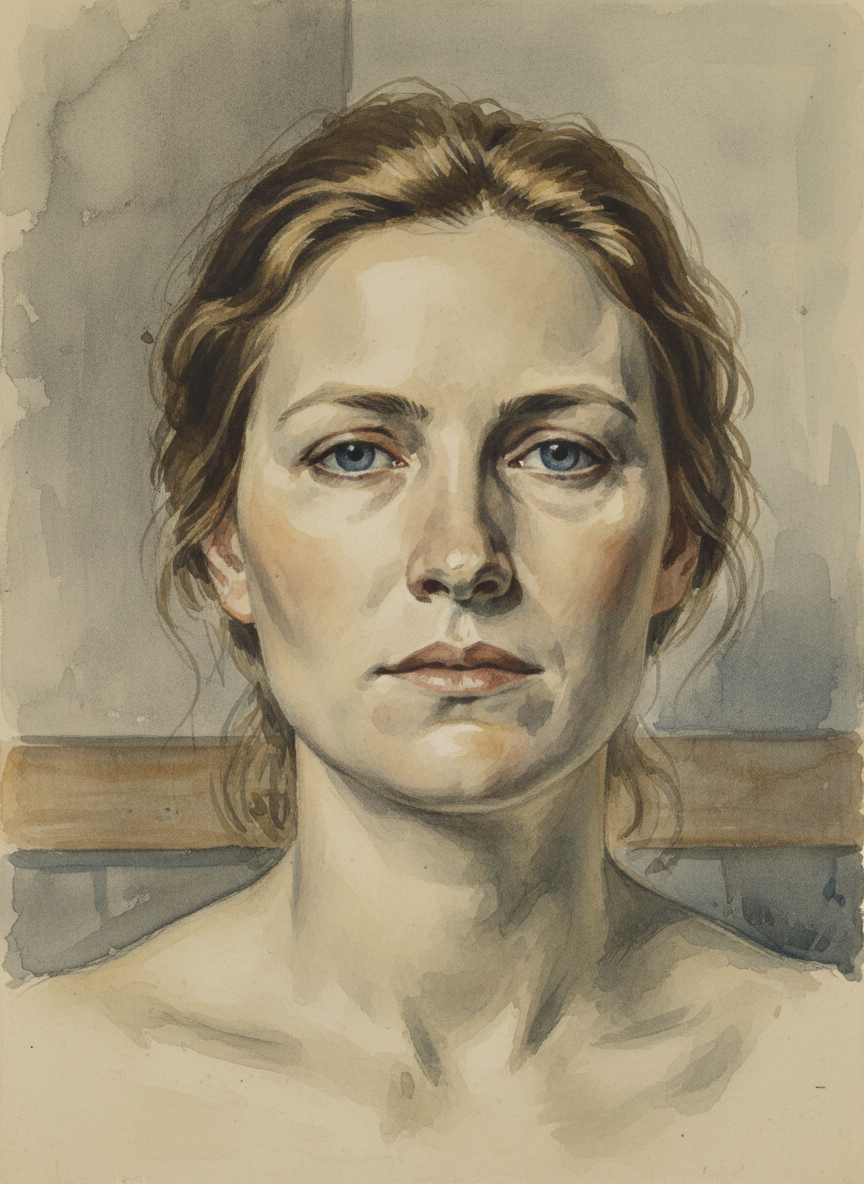Mother’s face turned a grayish yellow, but she was calm.
